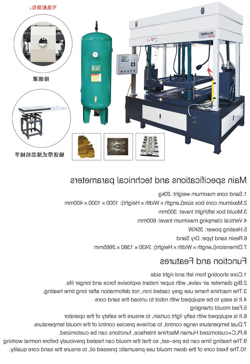 Automatic Double Head Core Shooting Machine